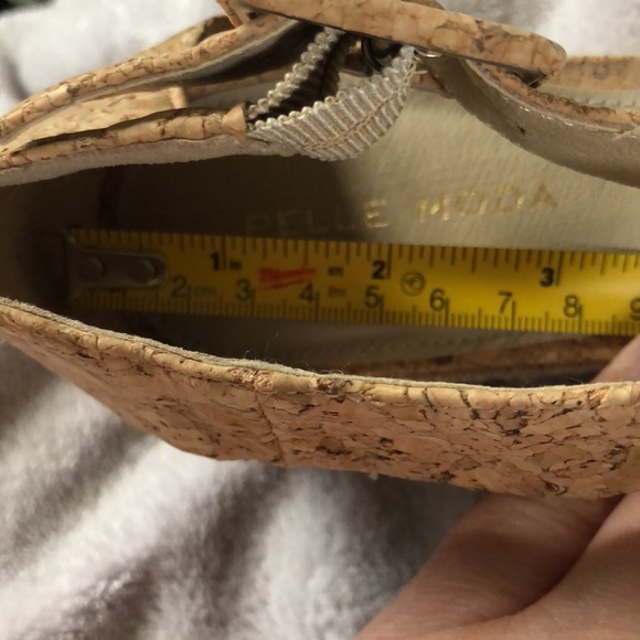 Pelle Moda Koko platform wedge sandal cork multi - Picture 8 of 12